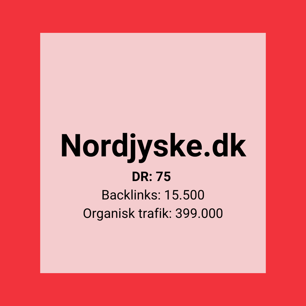 Nordjyske.dk - Linkbuilding